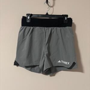 Adidas terrex grey 3' XPR shorts size S women